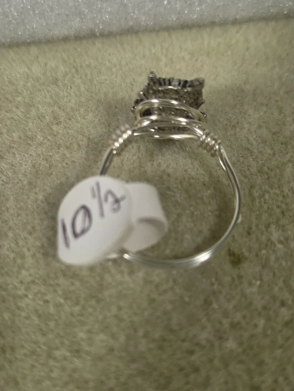 Men's Silver Fox Head Wire-Wrap Ring - Unbranded